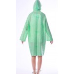 Plastik - Jacke Regenjacke junge Damen modern grün gemustert WYQ-R009green2 