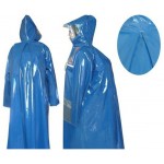 Plastik - Mantel Multifunktions-Regenmantel BLUE EYED GENIUS Blau 