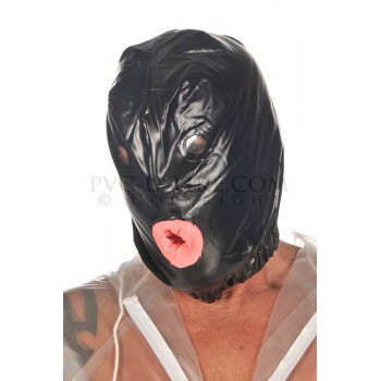 PUL PVC - Kapuzen Maske HO02 DOLLY HOOD WITH SHEATH