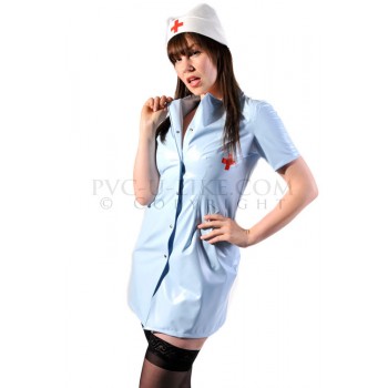 PUL PVC - Krankenschwester-Kleid UN09 NURSE DRESS - ALLE GRÖSSEN & FARBEN