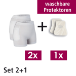 Suprima 1495 - Protektor-Slip Starter Set A, (2x 1490 + 1x 2008) weiss Gr. S-XXL