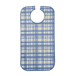 Suprima 5570 - Ess-Schürze Polyester, mit Druckknöpfen karo blau 50x90cm