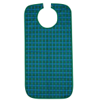 Suprima 5574 - Ess-Schürze Polyester, mit Druckknöpfen karo grün 50x90cm